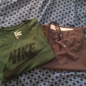 Nike Running Shorts/Tee Size W32/M